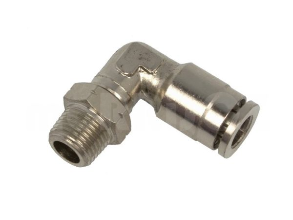 Rectangular coupling for 6mm hose with male thread