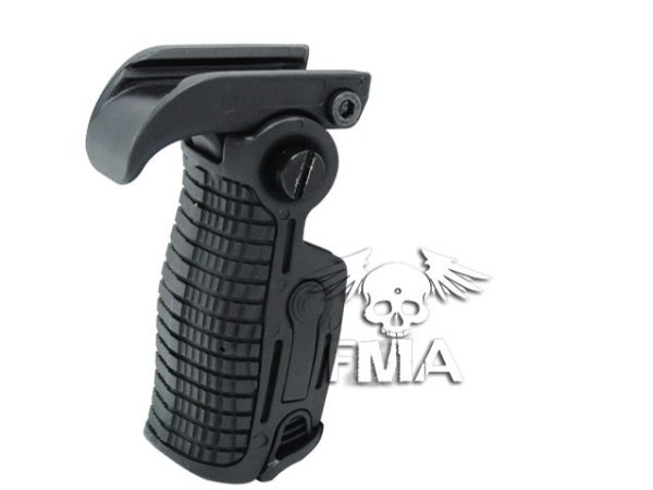 FMA Adjustable Folding Grip FGGK-S on RIS Rail - Black FMA Adjustable Folding Grip FGGK-S on RIS Rail - Black