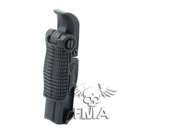 FMA Adjustable Folding Grip FGGK-S on RIS Rail - Black FMA Adjustable Folding Grip FGGK-S on RIS Rail - Black