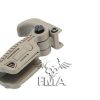 FMA Adjustable Folding Grip FGGK-S on RIS Rail - Tan
