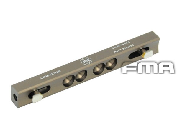 FMA CNC LOWPRO 45° Mount for M300 / M600 Flashlight - Bronze FMA CNC LOWPRO 45° Mount for M300 / M600 Flashlight - Bronze