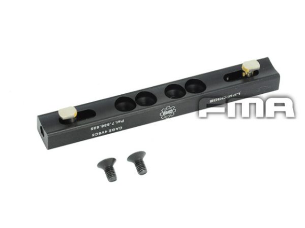 FMA CNC LOWPRO 45° Mount for M300 / M600 Flashlight - Black