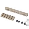 FMA CNC LOWPRO 45° Handguard RIS Rail - Tan
