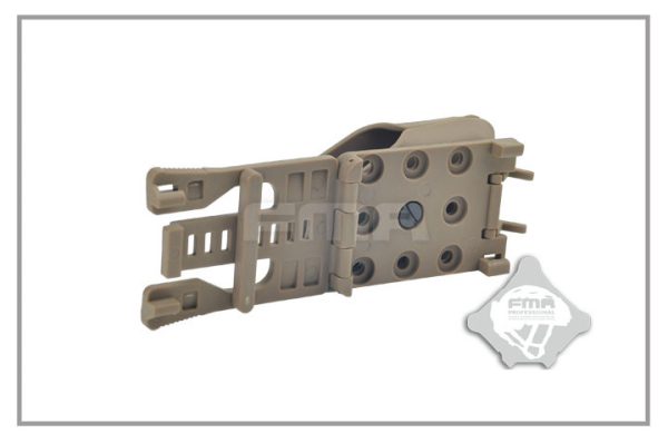 FMA MULTI-ANGLE SPEED Universal Belt Pistol Pouch - Tan FMA MULTI-ANGLE SPEED Universal Belt Pistol Pouch - Tan