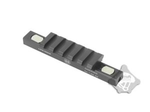 FMA CNC LOWPRO 45° Handguard RIS Rail - Black