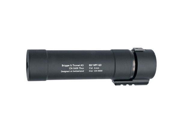 ASG B&T MP9 QD Suppressor for KSC / ASG MP9 - Black ASG B&T MP9 QD Suppressor for KSC / ASG MP9 - Black