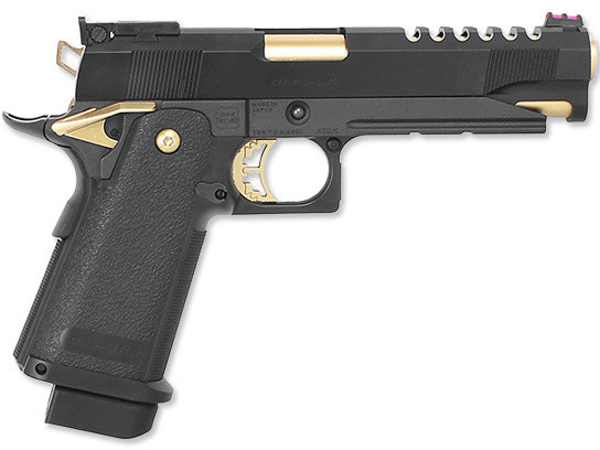 TM GBB gas pistol Hi-Capa 5.1 Gold Match - Black/Gold