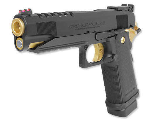 TM GBB gas pistol Hi-Capa 5.1 Gold Match - Black/Gold