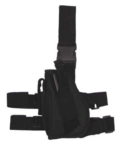 MIL-TEC Tactical Drop-Leg Holster, Left-Handed - Black