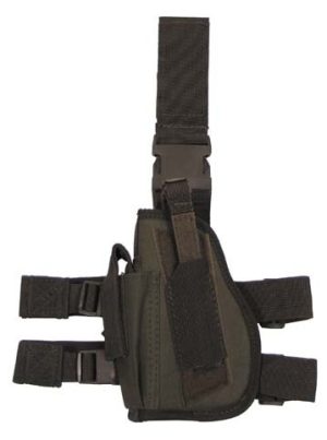 MIL-TEC Tactical Drop-Leg Holster, Left-Handed - Green
