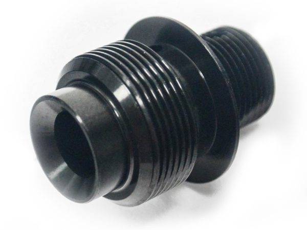AA Silencer Adapter for VSR-10 Rifles, 14-mm CCW - Black AA Silencer Adapter for VSR-10 Rifles, 14-mm CCW - Black