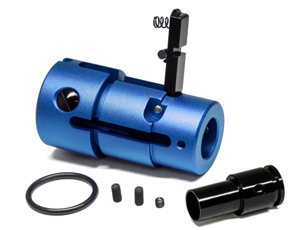 AA CNC Aluminum Hop-up Unit for ARES Amoeba Striker - Blue AA CNC Aluminum Hop-up Unit for ARES Amoeba Striker - Blue