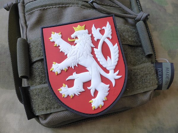 3D PVC CZECH LION Patch - Red 3D PVC CZECH LION Patch - Red