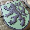3D PVC CZECH LION Patch - Green