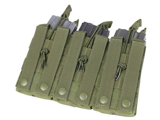 Triple Stacker Open-Top 6xM4/6xM16 Mag MOLLE Pouch Black Triple Stacker Open-Top 6xM4/6xM16 Mag MOLLE Pouch Black