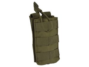 Single Open-Top M4 Mag MOLLE Pouch Olive