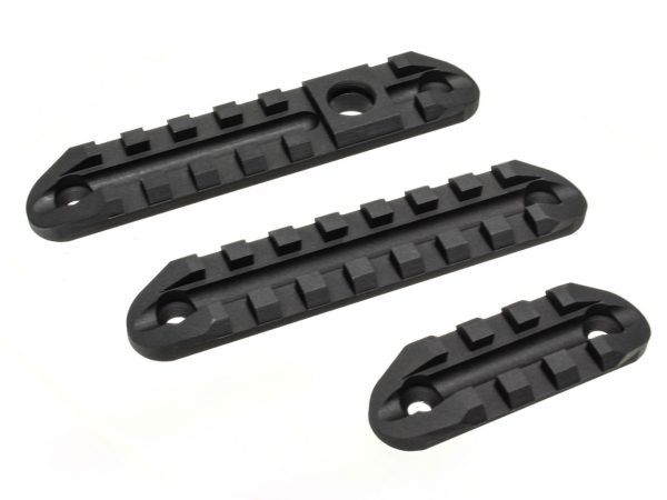 AA RIS Rails Set for AAC 21 Rifles, 7 / 3 Slots (3 Pieces) - Black AA RIS Rails Set for AAC 21 Rifles, 7 / 3 Slots (3 Pieces) - Black