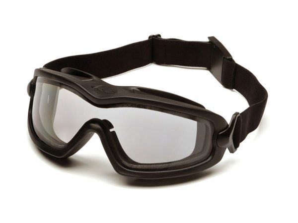 PYRAMEX Safety Glasses V2G Plus Anti-Fog EGB6410SDT - Black / Clear PYRAMEX Safety Glasses V2G Plus Anti-Fog EGB6410SDT - Black / Clear