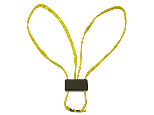 ESP Disposable Textile Handcuffs (140 kg), Set of 5 Pieces - Yellow