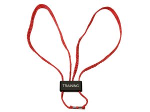 ESP Training Textile Handcuffs, Set of 5 Pieces - Red