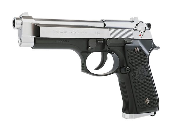 TM GBB gas pistol Model M92F - Black/Silver (no markings) TM GBB gas pistol Model M92F - Black/Silver (no markings)