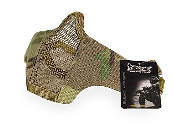 WST Airsoft Protective STEEL MESH Mask - MC