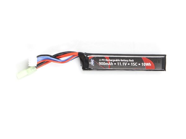 ASG Li-Pol Battery 11.1V 900mAh, Tamiya, 15C - Stick (Buffer)