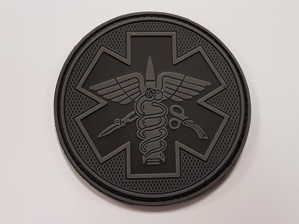 3D PVC MEDIC Patch - Grey 3D PVC MEDIC Patch - Grey