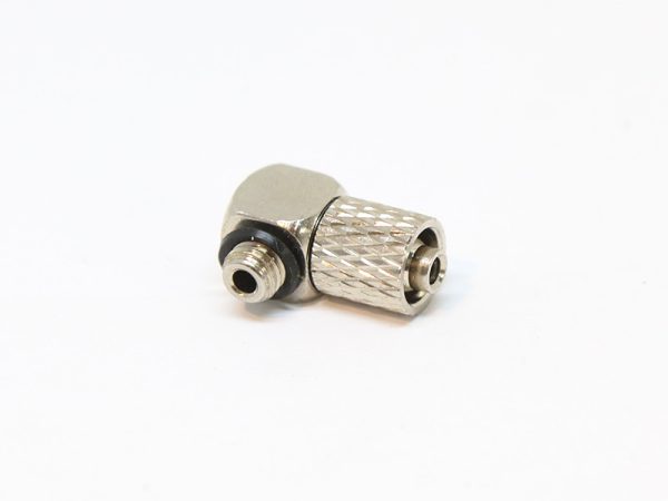 EPeS screw coupling for 6mm hose - right angle (external thread M5) EPeS screw coupling for 6mm hose - right angle (external thread M5)