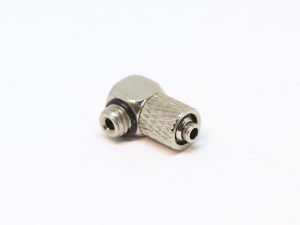 EPeS screw coupling for 6mm hose - right angle (external thread M6)