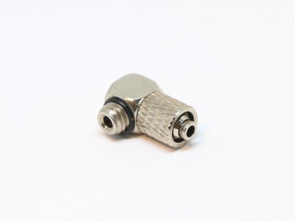 EPeS screw coupling for 6mm hose - right angle (external thread M6) EPeS screw coupling for 6mm hose - right angle (external thread M6)