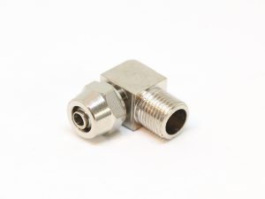 EPeS screw coupling for 6mm hose - right angle (external thread 1/8NPT)