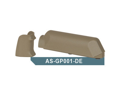 Amoeba (ARES) Striker AS01/02 Pistol Grip & Cheek Pad Set, TAN