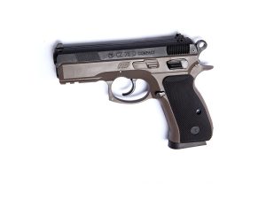 ASG CZ 75D Compact Spring-Action Pistol - Tan / Black ASG CZ 75D Compact Spring-Action Pistol - Tan / Black
