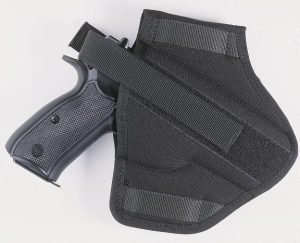 DASTA 203-1 Belt Holster for CZ 75 / P-09 / SP-01, G 17 and P 226, Ambidextrous - Black