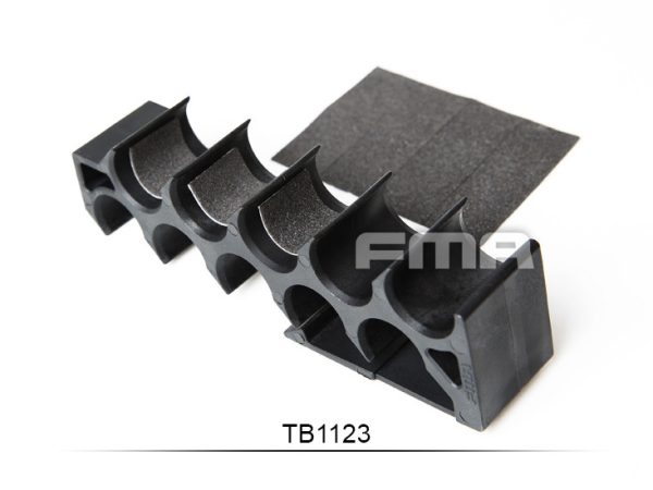 FMA 12GA Shotgun Shell Holder for Belt / MOLLE - Black FMA 12GA Shotgun Shell Holder for Belt / MOLLE - Black
