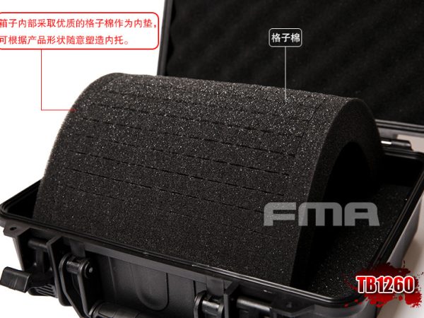 FMA Transport Plastic Case with Padding - Black FMA Transport Plastic Case with Padding - Black