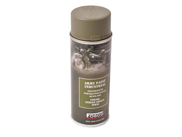 ARMY camouflage paint spray INDIAN GREEN WWII