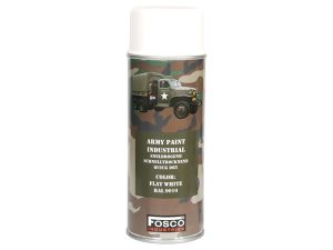 ARMY camouflage paint spray RAL 9010 WHITE ARMY camouflage paint spray RAL 9010 WHITE
