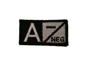 ID. Blood Velcro A NEG - BLACK/WHITE ID. Blood Velcro A NEG - BLACK/WHITE