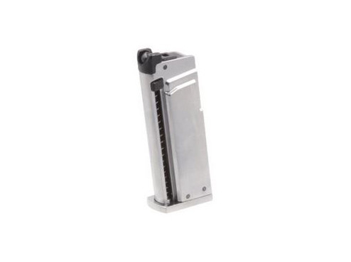 WE Gas Magazine for WE CT25 GBB, 7 BBs - Silver