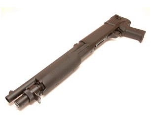 TM Spring Shotgun M3 SUPER 90 Shorty, 3 Shots - Black TM Spring Shotgun M3 SUPER 90 Shorty, 3 Shots - Black
