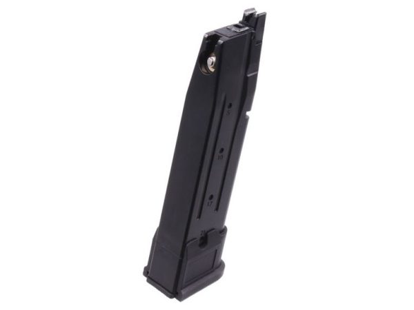 WE Extended Gas Magazine for WE F17 / F18 GBB, 25 BBs - Black WE Extended Gas Magazine for WE F17 / F18 GBB, 25 BBs - Black
