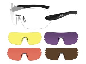 Goggles DETECTION clear/yellow/orange/purple/copper-MATTE BLACK