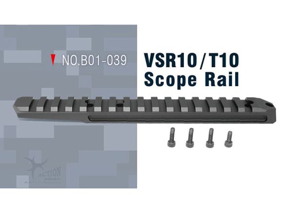 AA CNC VSR-10 Rifle Scope Mounting Rail - Black AA CNC VSR-10 Rifle Scope Mounting Rail - Black