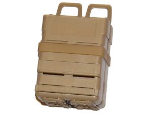 FMA Polymer MOLLE FastMag Pouch for AK / 7.62 Magazines, 2 pcs - Tan