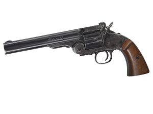 ASG Schofield 6" Gas Revolver - Black / Wood Imitation
