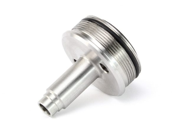 Stainless steel STRAIGHT cylinder head for Ares Amoeba Striker sniper rifles