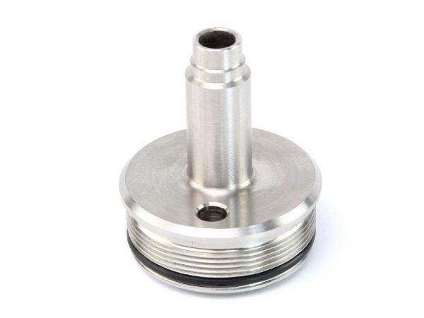 Stainless steel STRAIGHT cylinder head for Ares Amoeba Striker sniper rifles