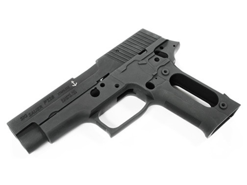 Aluminum Slide & Frame for MARUI P226 Navy (Black/Marking)
